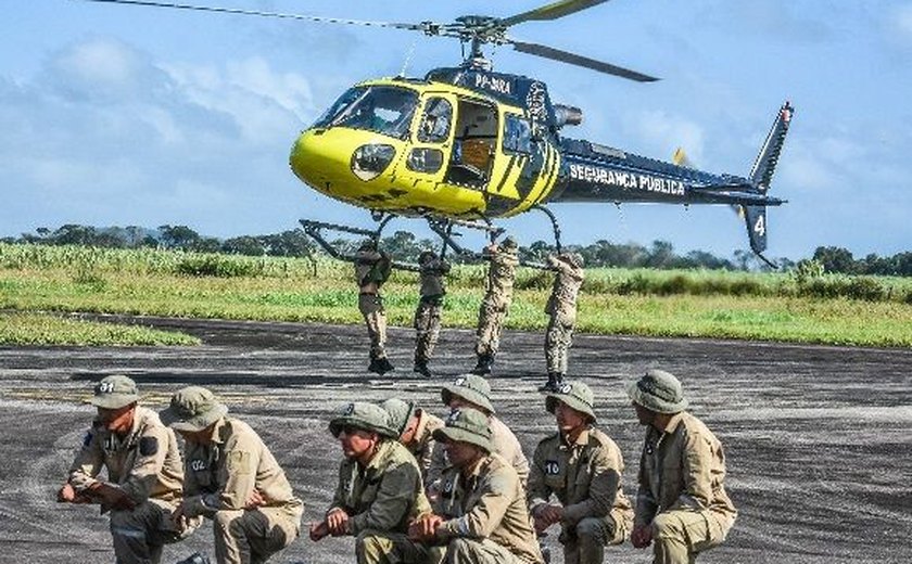 Grupamento Aéreo da Segurança Pública forma nova turma de aero-táticos