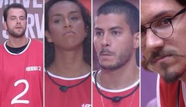 'BBB 22': Lina, Gustavo, Arthur e Eliezer estão no paredão falso