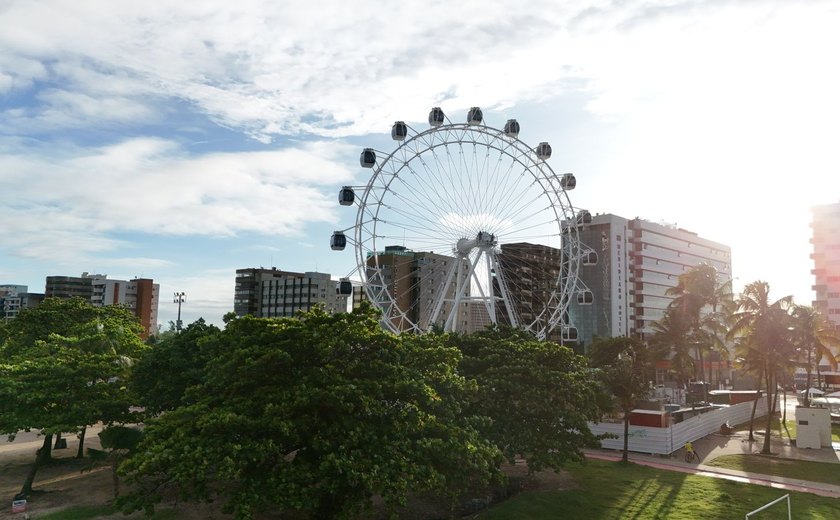 Roda Maceió entra na fase final de construção e promete ser novo cartão-postal turístico na capital