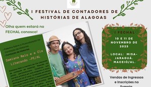Fruto de amor e sonhos, Festival de Contadores de Histórias é realizado pela primeira vez em Alagoas