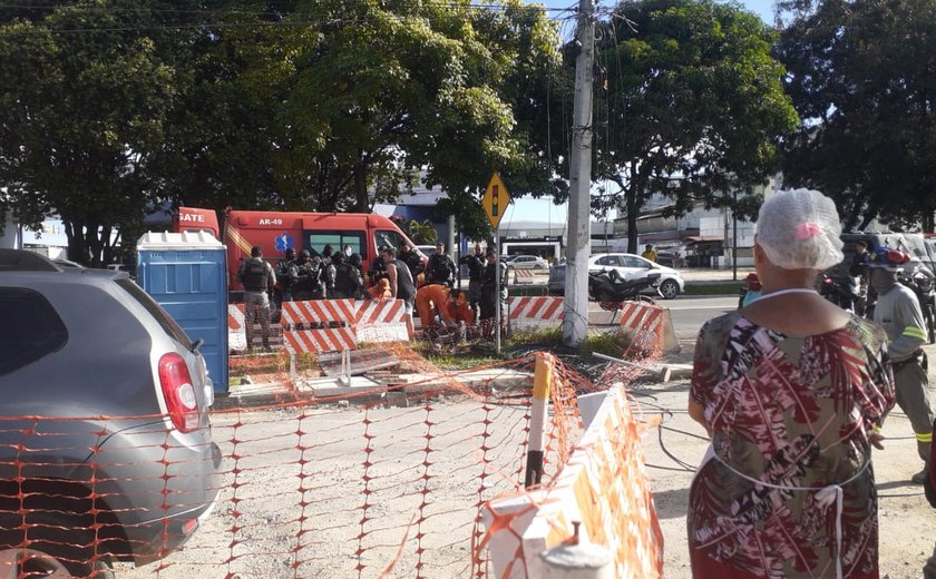 Acidente com policial é registrado em frente à Central de Flagrantes
