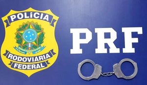 PRF em Alagoas prende duas pessoas durante fiscalizações nesta quinta-feira