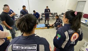 Novos socorristas do Samu Alagoas iniciam curso de Atendimento Pré-Hospitalar