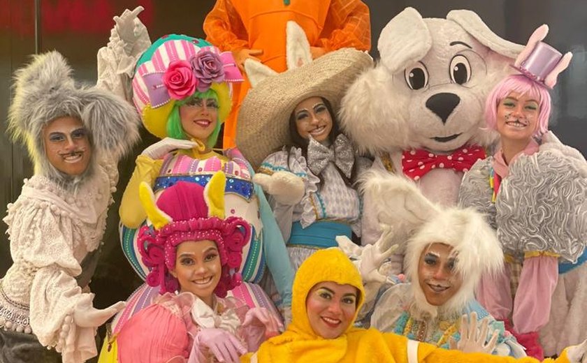 'Coelhinho da Páscoa' será recebido com festa no Parque Shopping e comandará diversas atrações