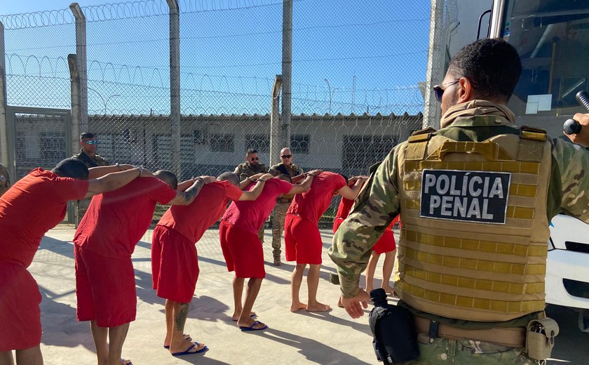 Presos ligados a facções criminosas são transferidos em Alagoas