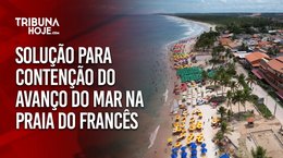 Solução para contenção do avanço do mar na praia do Francês