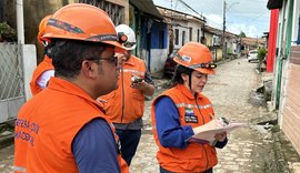 Bairro do Bom Parto passa por levantamento social da Defesa Civil de Maceió