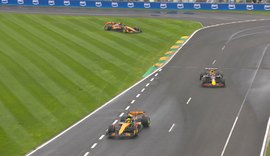 Lando Norris sobrevive a caos da chuva e vence GP da Austrália; Gabriel Bortoleto abandona