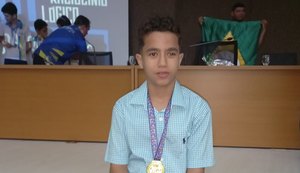 Estudante alagoano de 12 anos é o 1° colocado na OBMEP