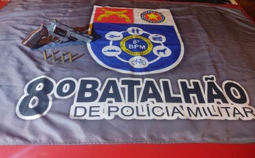 Em ações distintas, 8º BPM e Companhias Independentes registram apreensões de armas
