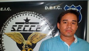 Deic detém em Maceió suspeito de assalto no Rio Grande do Norte
