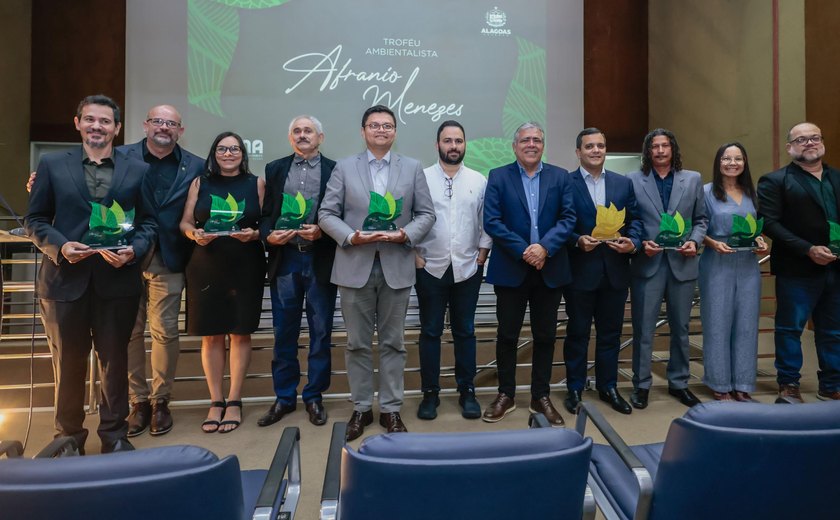 3ª edição do Prêmio Afrânio Menezes enaltece ações ambientais em Alagoas