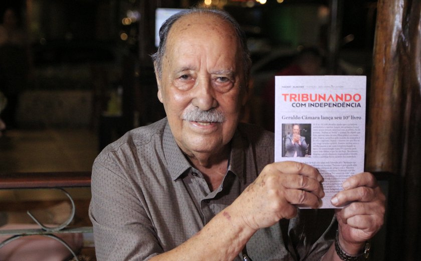 Com apoio do Sistema Tribuna de Comunicação, jornalista Geraldo Câmara lança seu décimo livro