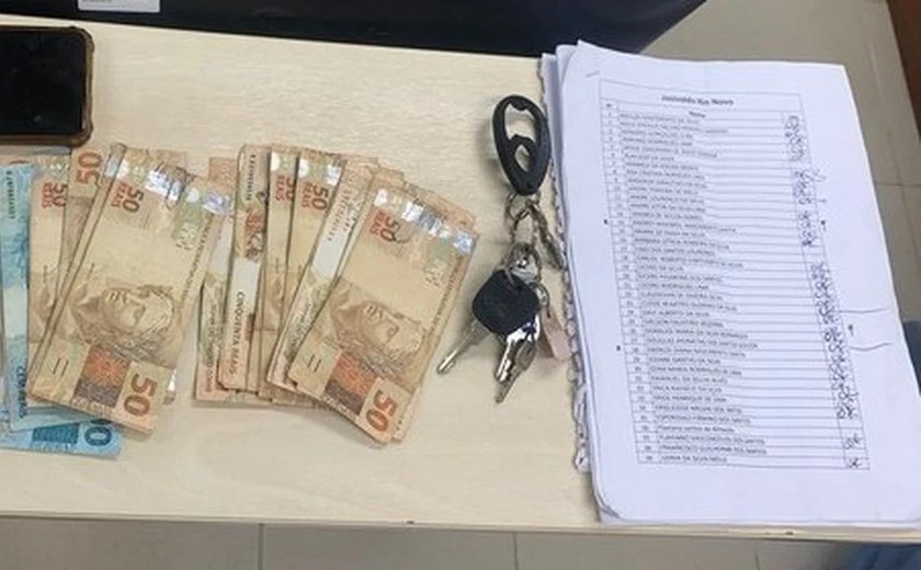 Dois homens são presos por suspeita de compra de voto em Alagoas