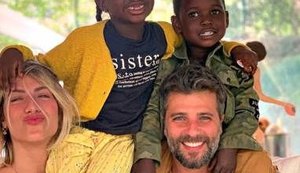 Bruno Gagliasso mostra foto do filho adotado com Giovanna Ewbank