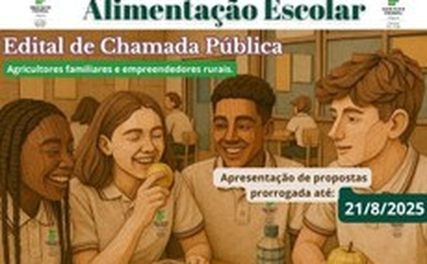 Campi Ifal Benedito Bentes e Rio Largo prorrogam prazo para contratação de empresa para fornecimento de alimentação escolar