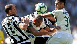 Em jogo de dois pênaltis, Botafogo e Coritiba empatam no Rio de Janeiro