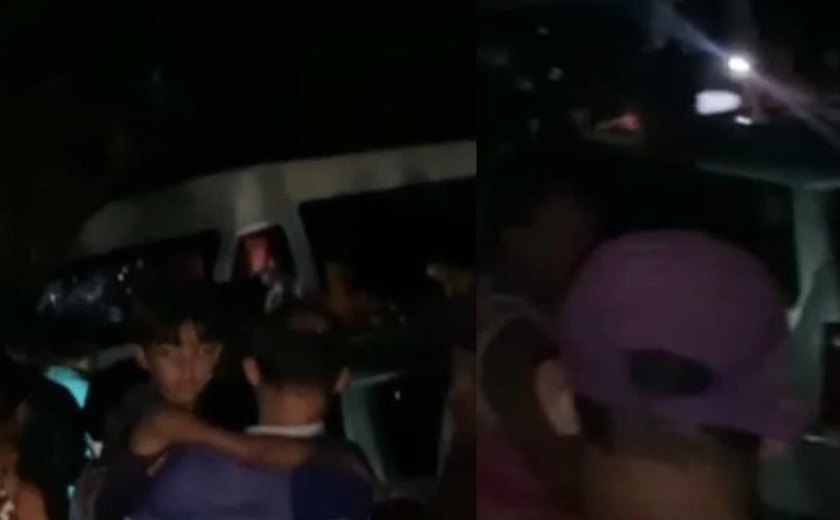 Vídeo: Condutor que bateu em van em Atalaia estaria embriagado, dizem testemunhas