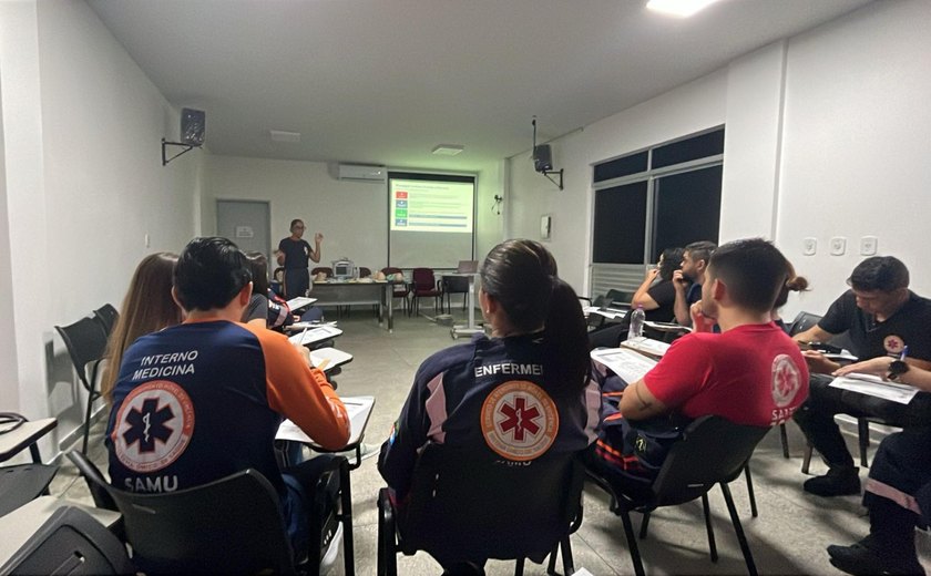 Samu Alagoas promove curso sobre reanimação e transporte de recém-nascidos