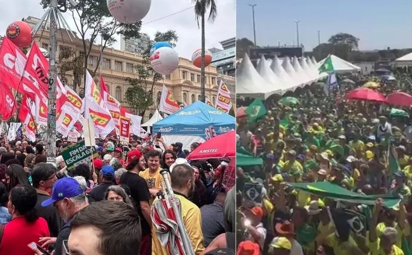 7 de Setembro é marcado por manifestações de direita e esquerda em todo o país