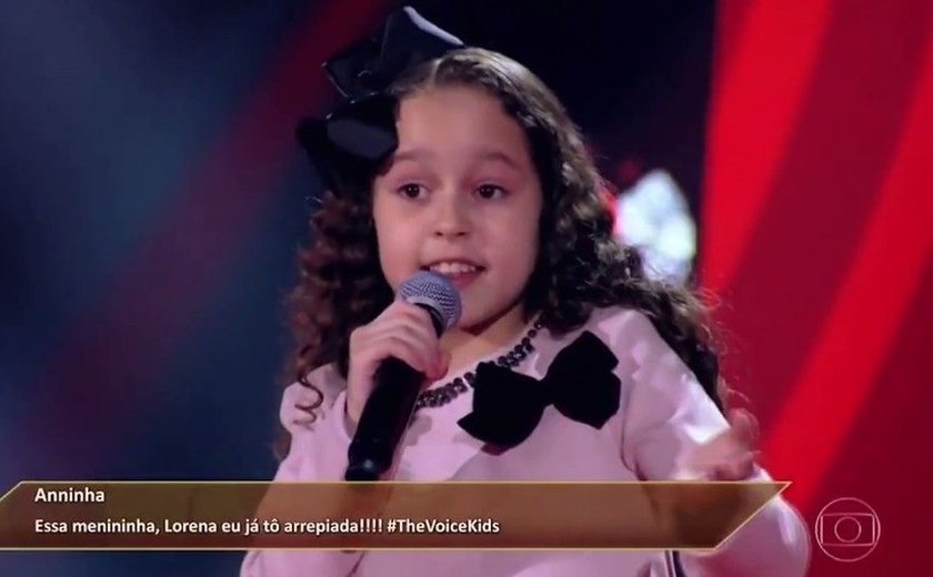 Alagoana Lorena França canta Luiz Gonzaga e conquista vaga no The Voice Kids