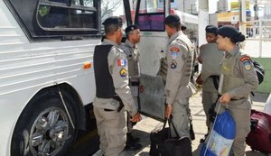 Tropa Militar embarca para reforçar segurança nos municípios de Alagoas