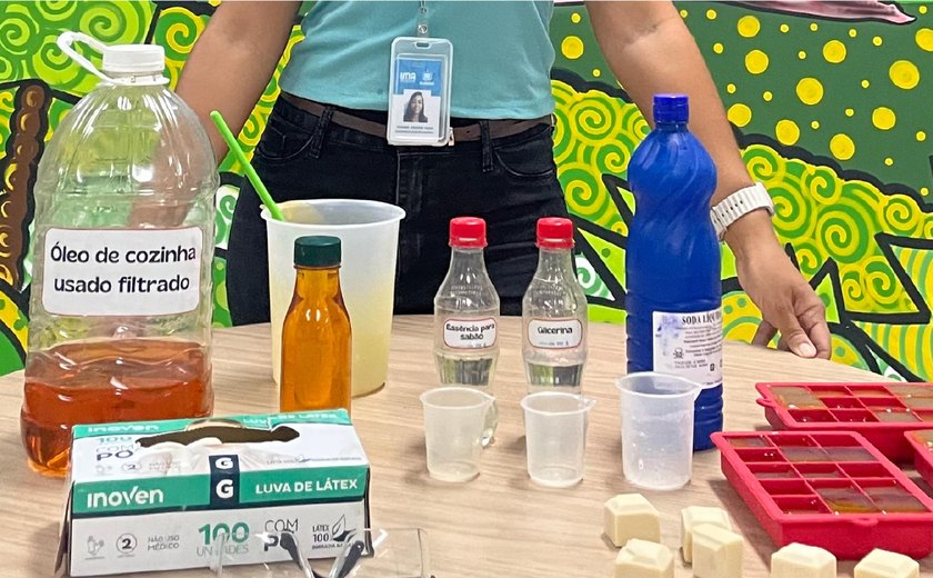Projeto Sabão Ecológico une preservação e reaproveitamento de resíduos