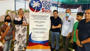 Participou da inauguração