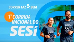1ª Corrida Nacional do Sesi movimenta Maceió no Dia do Trabalhador