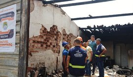 Loja de som automotivo destruída por incêndio na noite do domingo será demolida nesta quarta (30)