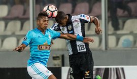 Santos acorda no 2° tempo e busca empate contra o Sporting Cristal