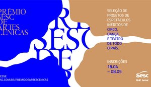 Sesc lança prêmio para estimular as artes cênicas