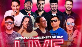 Artistas Miguelenses do BEM fazem live solidária neste domingo (31)