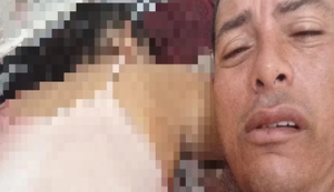 Suspeito de matar esposa tira selfie ao lado do corpo após feminicídio