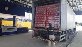 Carga de cerveja avaliada em mais de R$ 100 mil é apreendida sem nota fiscal