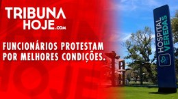 Trabalhadores do Veredas voltam a protestar