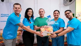 Alagoas Sem Fome doa uma tonelada de alimentos ao instituto espírita