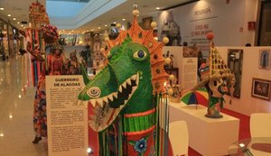Exposição em shopping abre o Dia do Folclore em Maceió