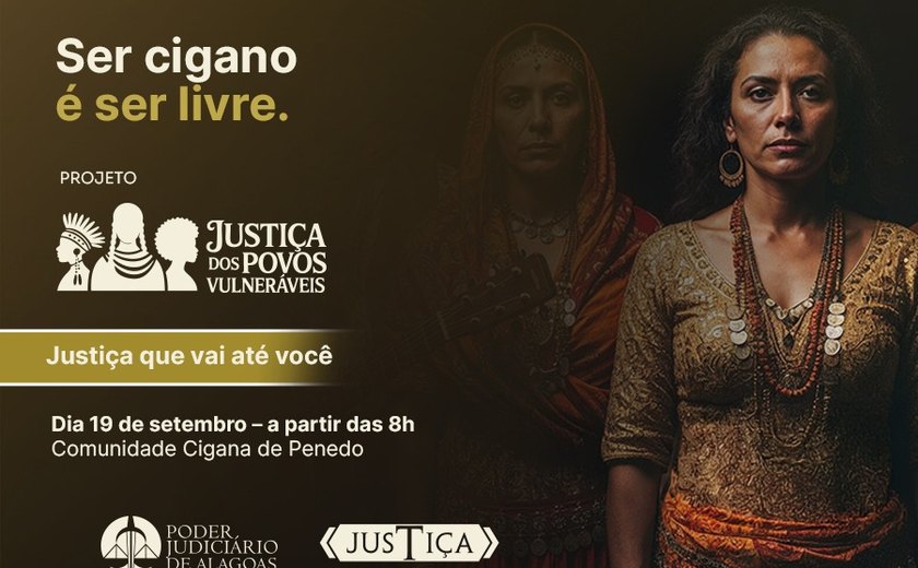 Justiça Itinerante beneficia comunidade cigana em Penedo, nesta sexta (19)