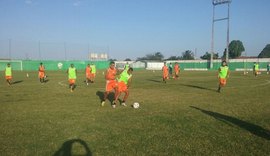 Elenco do Coruripe tem trabalho intenso durante o Carnaval