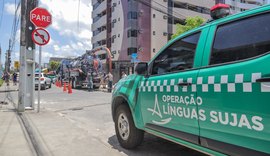 Mais de 90 ligações clandestinas de esgoto são fechadas em Maceió