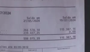 Casal que juntou R$ 500 mil por 30 anos tem dinheiro levado da poupança