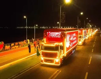 Caravana de Natal da Coca-Cola chega a Maceió no dia 16 de dezembro