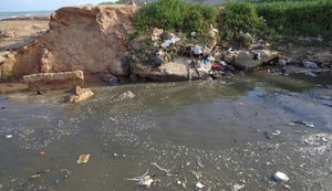 Riachos do Litoral Norte de Alagoas estão poluídos