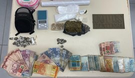 PM apreende arma e drogas durante ações no interior