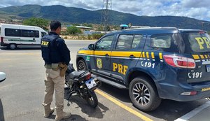 PRF recupera motocicleta de homem vítima de estelionato em União dos Palmares