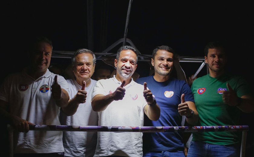 Paulo demonstra força em carreata em Marechal Deodoro