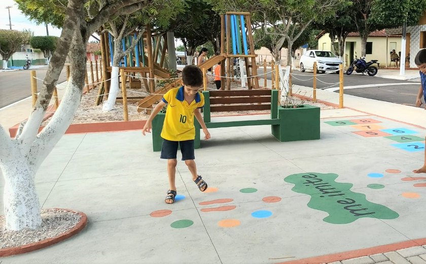População de Igaci recebe novos espaços de convívio urbano