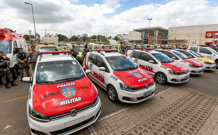 Arapiraca recebe 26 novas viaturas policiais para renovação da frota