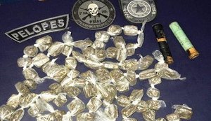 PM prende suspeito de traficar drogas em Colônia Leopoldina